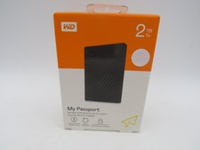 WD Western Digital My Passport 2TB Portable HDD Password Protected Black SEALED picture