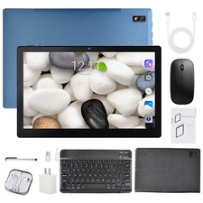 10 In Android 11 Deca core 4G Tablet Computer PC Wifi Bundle Keyboard Case 256GB picture