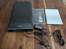 Epson V550 Photo Scanner w/ Film Holders & Lid – No Power Parts Repair picture