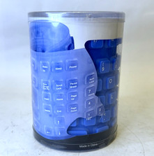 Retro Innovate Technology Desklamations USB Keyboard Soft Flexible Roll Up picture