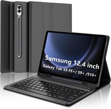 Keyboard Case for Samsung Galaxy Tab S9 Plus/S8 Plus/S7 Plus/S7 FE 12.4 Inch, 7- picture