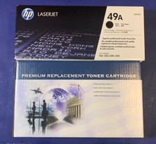 2 HP Laserjet 49A Print Cartridge Toners Q5949A + Replacement Toner 49X Q5949X picture
