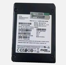 HPE Samsung PM1733 7.68TB SSD U.3 NVMe MZ-XLR7T60 MZXL57T6HALA-00AH3 picture