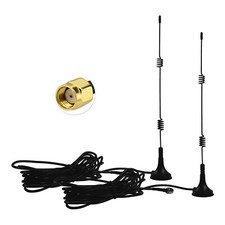 2x 10ft 3M WiFi Antenna Extension Cable Cord RP SMA for Wireless Security Camera picture