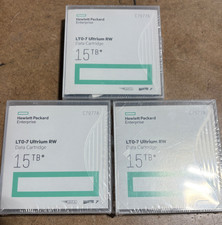New HPE HP LTO-7 Ultrium 15TB RW Data Cartridge C7977A Factory Sealed picture