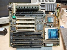 VINTAGE - 80486 motherboard SOYO  4SAW2 + CPU 5X86 100 + 12Mb RAM , VERY RARE  picture