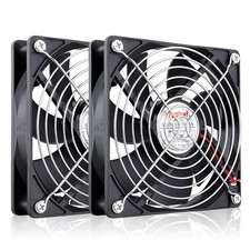 Wathai 120mm x 25mm 12V Computer Case Cooling Fan 12 Volt 2Pin DC 2Pack picture