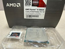 AMD Ryzen 9 5900X Desktop Processor Posts but locks up - Parts Only READ DSC picture
