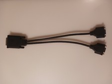 DMS-60 to 2 x VGA Female Adapter Dual DVI Monitor Splitter Cable 