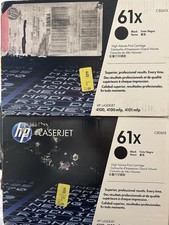 Two (2) HP Laserjet 61X High Volume Black Print Cartridges C8061X picture