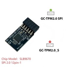 New GC-TPM 2.0(12Pin)  SPI SLB9670 Module Platform for Gigabyte Z790 EAGLE US picture