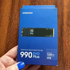 New Samsung 990 EVO Plus 4TB SSD M.2 PCI Express NVMe MZ-V9S4T0B/AM picture