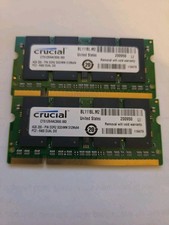 8GB (2 x 4GB) DDR2/PC2-6400 Crucial SODIMM Laptop RAM picture