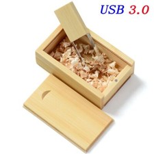 Wooden Stick Pen Drive Crystal Memory Flash Storage Custom Your Own Logo 4-64 GB picture