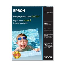 Epson Photo Paper Glossy Letter Size 8.5x11 50 sheets S041649 picture