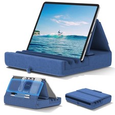 KDD Tablet Pillow Holder, Foldable IPad Stand For Lap, Bed And Desk -Tablet Soft picture