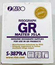 Genuine RisoGraph GR-1700/GR-2750 Master 75 LA Master Rolls S-3879LA New Sealed picture