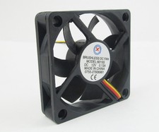 5x Brushless DC Cooling Fan 12V 0.13A 60x60x15mm 60mm 6015S 7 blades 3pin/3wire picture