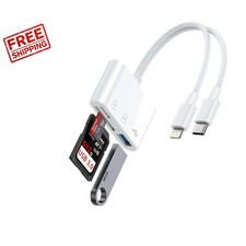 Effortless Data Transfer for iPhone, iPad & Samsung with USB C/Lightning Adapter picture