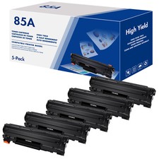 5PK CE285A Toner Cartridge For HP 85A LaserJet ProP1005 P1006 P1102 P1102w BK picture