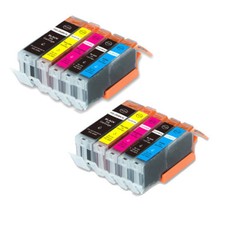 10PK (BK PBK C M Y) XL New Ink Set for Cannon 250 251 MX922 iX6820 MG6420 MG6620 picture