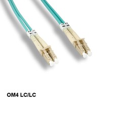 10PCS Kentek 15m OM4 LC to LC 10Gb Multi-Mode Fiber Optic Cable 50/125 Duplex picture