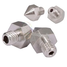 1.75/.2 3D Printer Nozzle Extruder Nozzle Filament Brass Steel Hotend Thread Lot picture