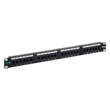 ICC CAT6 Patch Panel, UL Listed & PoE++ Rated Gigabit Applications, Rackmount 24 picture