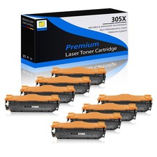 8PK CE410X 305X Black Toner Cartridge for HP LaserJet Pro 300 color MFP M375nw picture