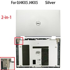 2-in-1 Sliver Lid Back Cover 0J4KX5 J4KX5 For Dell Inspiron 13 7000 7300 7306 US picture