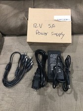 DC 12V 5A Power Supply Adapter W/8 Split Cable For CCTV Security Camera picture