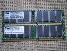ProMOS 512MB (2x256MB) DDR-400 CL3 PC3200-3033-0-A0 V826632K24SCTG-D3 Unbuffered picture