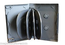 NEW Premium 1 Black Multi 12 Discs Replace Holder DVD CD Movie Game Case 33mm    picture