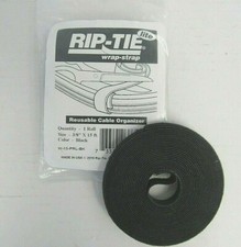 Rip-Tie Lite Wrap Strap Reusable Cable Organizer Roll 3/8