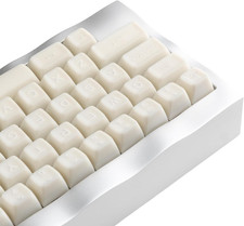 ULTRAEQUIP White Jade Keycaps, 160 Keys Double Shot PBT Keycaps RSA Profile, Tra picture