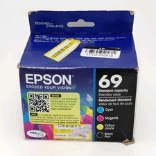 Epson 69 DURABrite Ultra Ink Black & Color Combo Pack Genuine exp 03/2026 picture