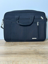 Samsonite 15in Laptop Briefcase (Black Solid Nylon Padded Carry Bag) picture