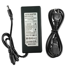 12V 6A DC Power Supply 5.5x2.1mm Jack USA Cable LCD Board Driver DVR Adapter 72W picture