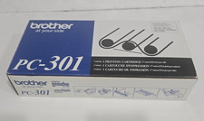 Genuine Brother PC-301 Thermal Printing Cartridge Ribbon OEM New Sealed Box picture