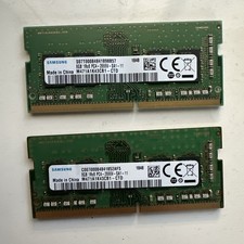 Samsung 16GB (2x8GB) DDR4 SO-DIMM PC4-2666V 260-Pin ECC M471A1K43CB1-CTD picture