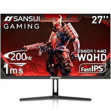 27 Inch WQHD 2560x1440 IPS Gaming Monitor 200Hz 1ms HDR Eye Care Black picture