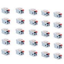 Speaker Keystone Jack – Spring Loaded Speaker Jack for Keystone Wall Plate, Fema picture
