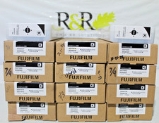 Set of 14 Black Fuji Film 700ml Used Expired and unexpired Ink Boxed and unboxed picture