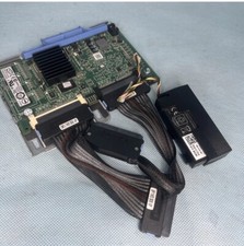 DELL E2K-UCP-61-(B) PERC 6I SAS RAID CONTROLLER w/ Cables, w/battery PCI Card picture