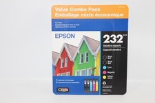 Epson 232 Ink Cartridges 5-Pack Black(x2) Cyan Magenta Yellow T2321-5-SVH 2/2029 picture