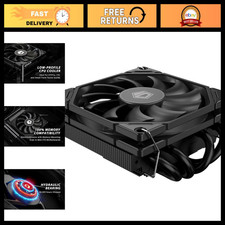 Low Profile CPU Cooler 45mm, 4 Heatpipes, Slim Fan, Quiet Cooling Solution picture