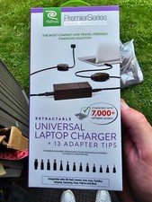 ReTrak Premier Series Retractable Universal 65W Laptop Charger w/13 Tips picture