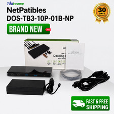 NEW Thunderbolt 3 Dual Display 4k Docking Station for XPS 17 9700 9710 9720 9730 picture