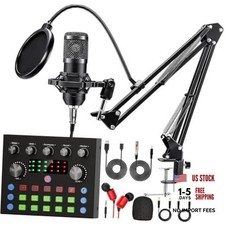 Podcast Equipment Bundle, Recording Studio Package with Podcast Microphone and picture