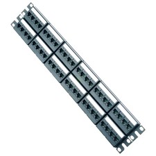 PANDUIT Cat6A Modular Patch Panel Kit 48 Port CPPKL6ATG48WBL picture